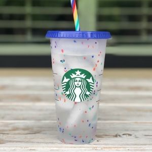 🌈 Starbucks Color Changing Confetti Cups NEW 2020
